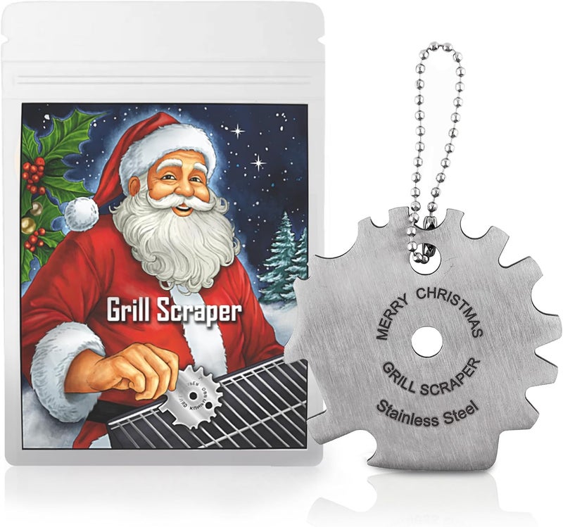 ZFFIO Grill Scraper Stocking Stuffers for Adults Men Women Gifts Teens Gift for Men Who Have Everything Dad Christmas Mom Grandma Grandpa Him Her Stuffer Husband Ideas Boyfriend Father Kitchen Gadgets - Image 1